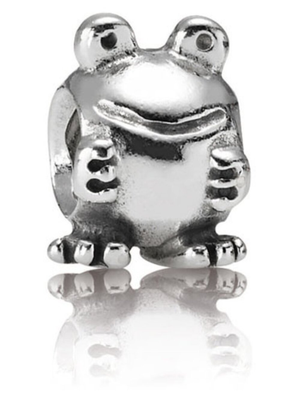 PANDORA Froggie Charm Authentic Sterling Silver Animal Pond Adorable
